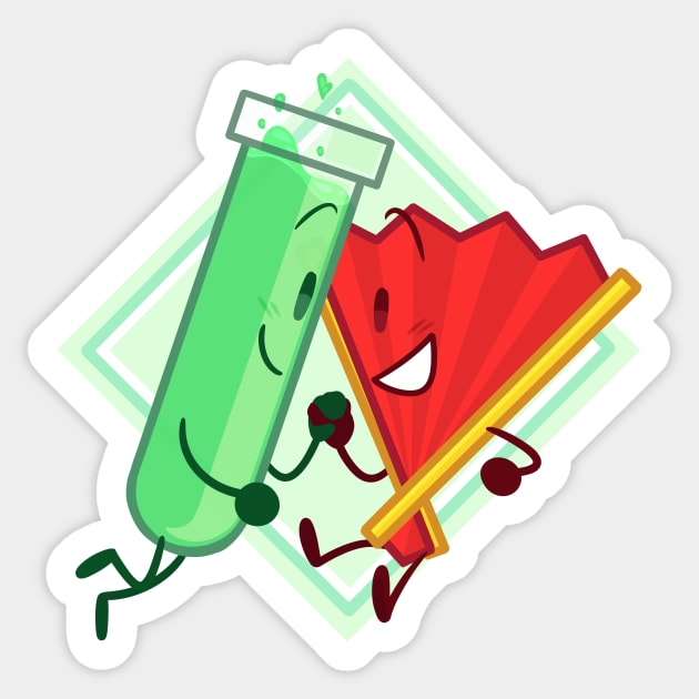 Fantube (Inanimate Insanity) Sticker by PuppyRelp